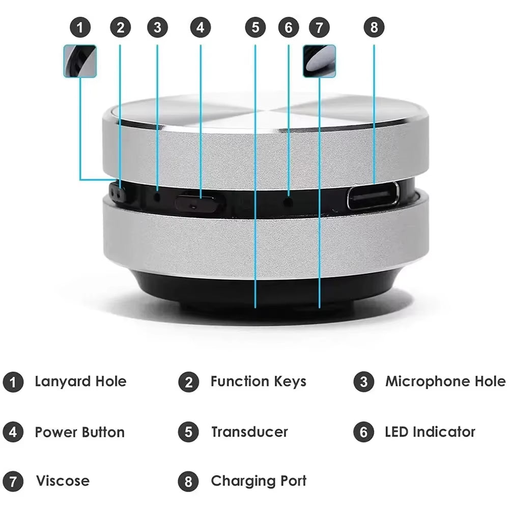 Hot Hummingbird Bone Conduction Speaker Bluetooth-Compatible TWS Wireless Sound Box Portable Mini Stereo Speakers Dropshipping